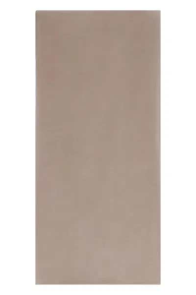 Alberta Ferretti Silk Scarf In Brown