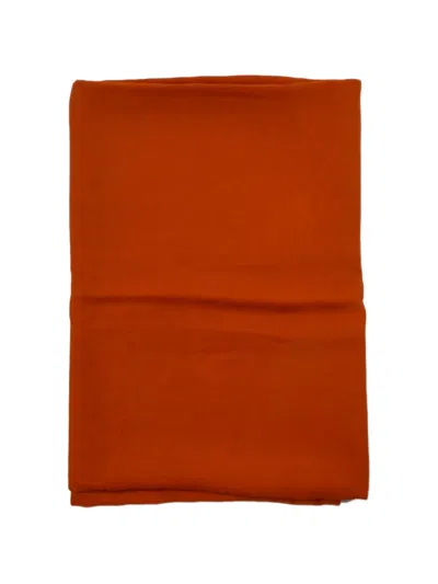 Alberta Ferretti Silk Scarf In Orange