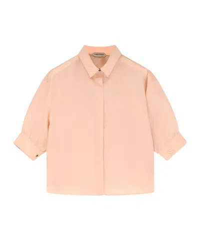 Alberta Ferretti Puff-sleeve Shirt In Pink