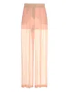 Alberta Ferretti Alberta Ferreti Pink Silk Wide-leg Pant In Pink