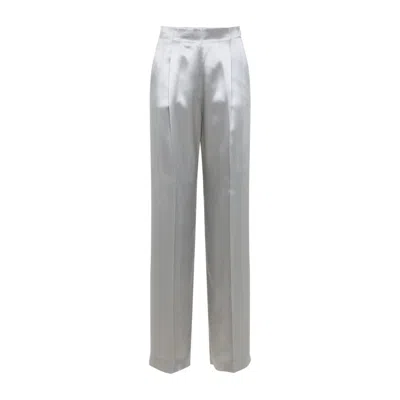 ALBERTA FERRETTI ALBERTA FERRETTI SILVER VISCOSE PANTS