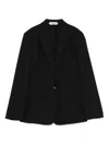 Alberta Ferretti Single-breasted Blazer In Black