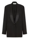 Alberta Ferretti Single-breasted Blazer In Black