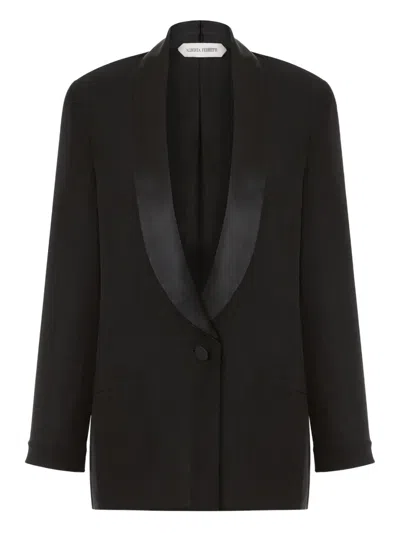 Alberta Ferretti Single-breasted Blazer In Black