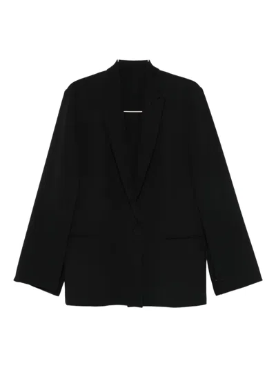 Alberta Ferretti Long-sleeved Suit Jacket In Black