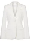 Alberta Ferretti Single-breasted Blazer In White