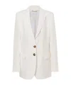 Alberta Ferretti Jackets Single-breasted Notched Lapels In Neutral
