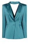 Alberta Ferretti Single-breasted Two-button Blazer