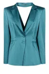 Alberta Ferretti Single-breasted Two-button Blazer