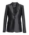 Alberta Ferretti Black Blazer In Black