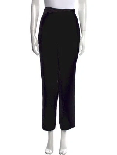 Pre-owned Alberta Ferretti Skinny Leg Pants In Black