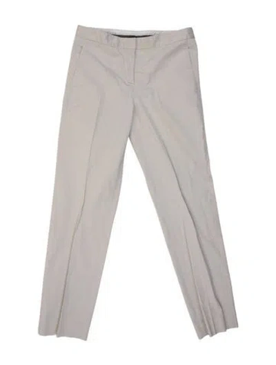Pre-owned Alberta Ferretti Skinny Leg Pants In Neutral