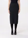 Alberta Ferretti Knitted Skirt In Grau