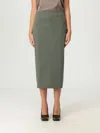 Alberta Ferretti Skirt  Woman Color Grey In Green