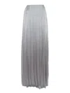 Alberta Ferretti Skirt In Gray