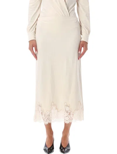Alberta Ferretti Skirts In White