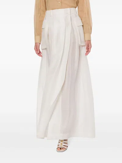 Alberta Ferretti Skirts White