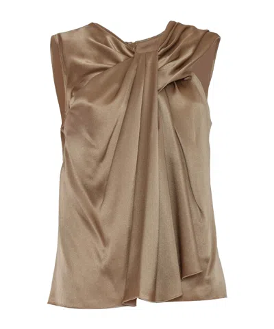 ALBERTA FERRETTI SLEEVELESS BLOUSE