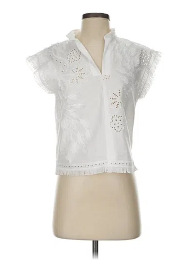 Pre-owned Alberta Ferretti Sleeveless Blouse In White