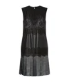Alberta Ferretti Sleeveless Dress In Black