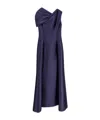 Alberta Ferretti Sleeveless Dress In Blue