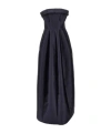 Alberta Ferretti Ikado Bustier Maxi Dress In Blue