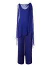 Alberta Ferretti Alberta Ferreti Silk Jumpsuit In Blue