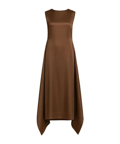 Alberta Ferretti Sleeveless Long Dress In Multi
