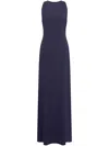 Alberta Ferretti Sleeveless Maxi Dress In 蓝色