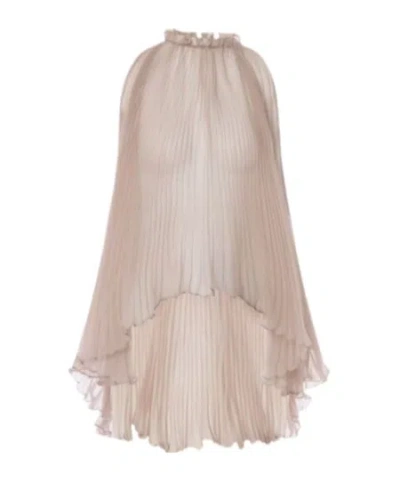 Alberta Ferretti Sleeveless Top In Pink