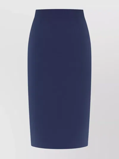 ALBERTA FERRETTI SLIT BACK HIGH-WAISTED KNEE-LENGTH SKIRT