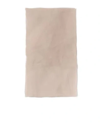 Alberta Ferretti Solid Color Scarf In Brown