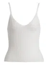 Alberta Ferretti Spaghetti-strap Top In White