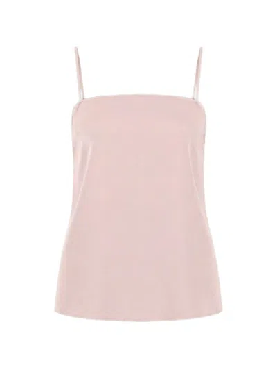 Alberta Ferretti Spaghetti-strap Blouse In Pink