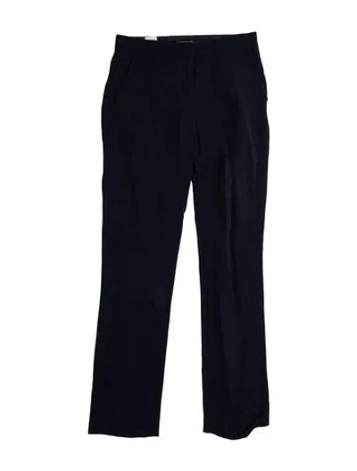 Pre-owned Alberta Ferretti Straight Leg Pants In Blue