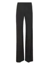 Alberta Ferretti Wide Leg Viscose Trousers In Black