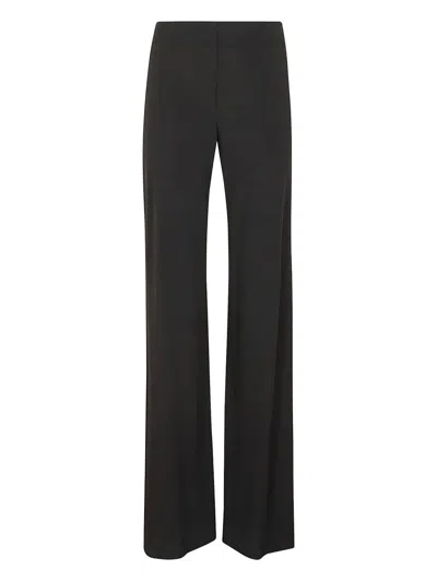 Alberta Ferretti Straight-leg Trousers In Black