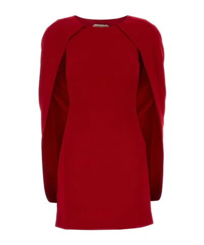 ALBERTA FERRETTI ALBERTA FERRETTI STRETCH CAPE MINI DRESS
