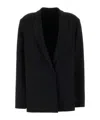 Alberta Ferretti Alberta Ferreti Cady Stretch Oversized Jacket In Black
