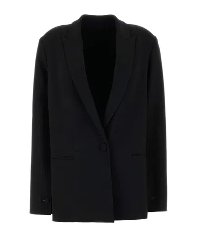 ALBERTA FERRETTI ALBERTA FERRETTI STRETCH CREPE SINGLE-BREASTED BLAZER