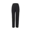 Alberta Ferretti Stretch Flannel Cigarette Trousers In Black