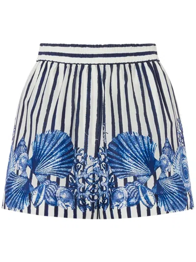 ALBERTA FERRETTI STRIPED SHORTS