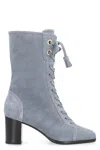 Alberta Ferretti Suede Boots In Gray