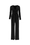 Alberta Ferretti Alberta Ferreti Black Acetate Blend Jumpsuit