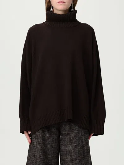 Alberta Ferretti Sweater  Woman Color Brown In Black