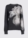 Alberta Ferretti Abstract Floral Pattern Knit Sweater In Multi