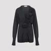Alberta Ferretti Alberta Ferreti Sweater In Merino Wool With Floral Embroidery In Black