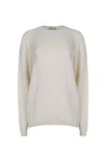 Alberta Ferretti Sweater Made Of Wool And Cashmere In Neutral