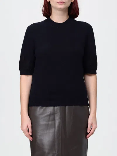 Alberta Ferretti Sweater Woman Color Blue In Black