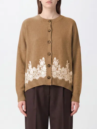 Alberta Ferretti Sweater Woman Color Brown